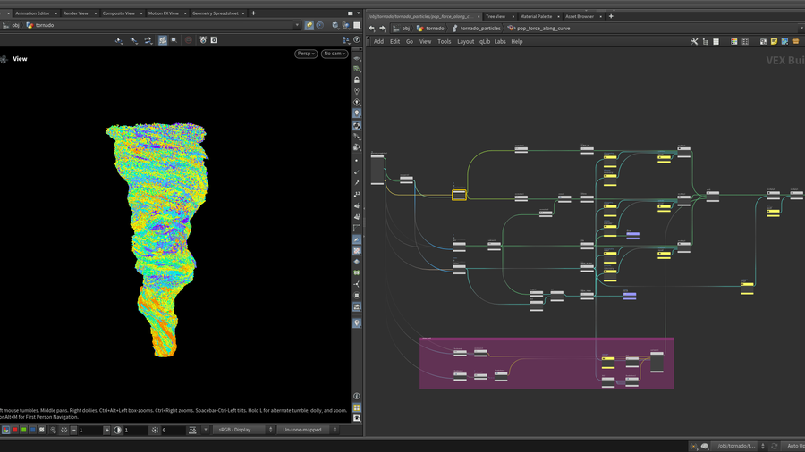 图片[3]-火焰龙卷风-houdiniUE