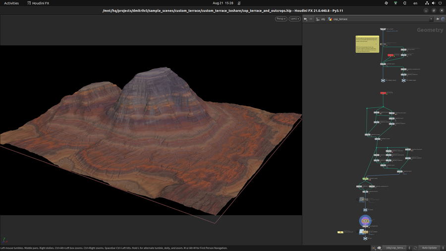 图片[2]-自定义梯台地形-houdiniUE