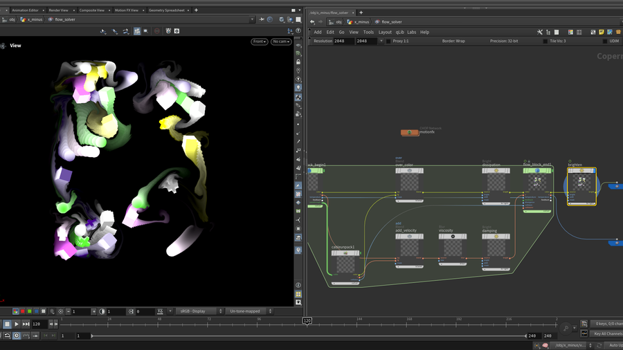图片[1]-运动图形 流动立方体-houdiniUE