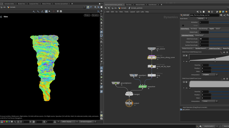 图片[1]-火焰龙卷风-houdiniUE