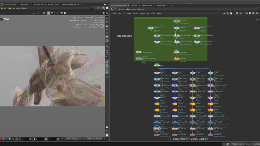 图片[1]-动态图形 Pyro 轨迹曲线-houdiniUE