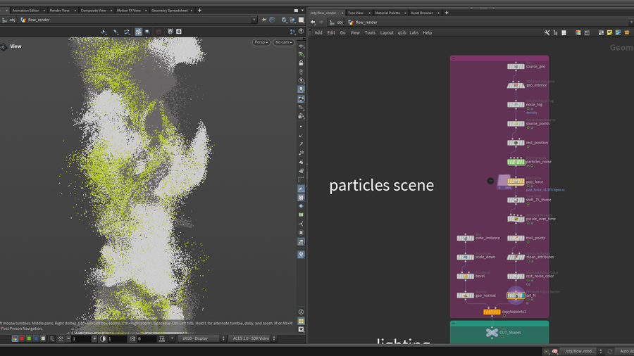 图片[1]-运动图形 流动轨迹-houdiniUE