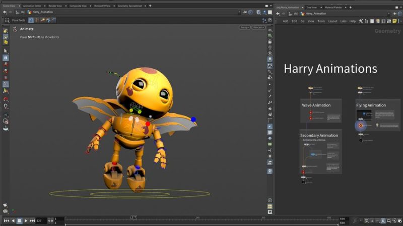 哈利的绑定-houdiniUE