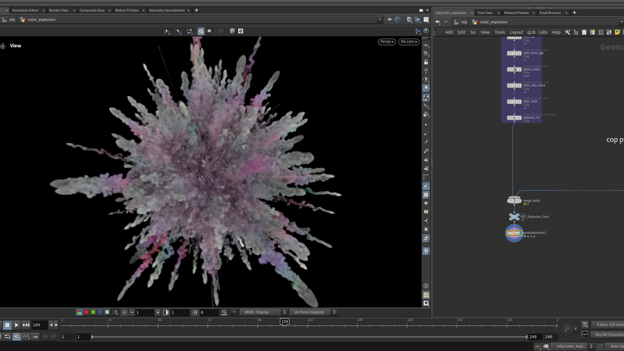 图片[5]-五彩烟花 爆炸-houdiniUE