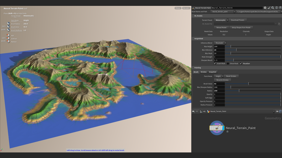图片[3]-机器学习绘制地形景观环境-houdiniUE