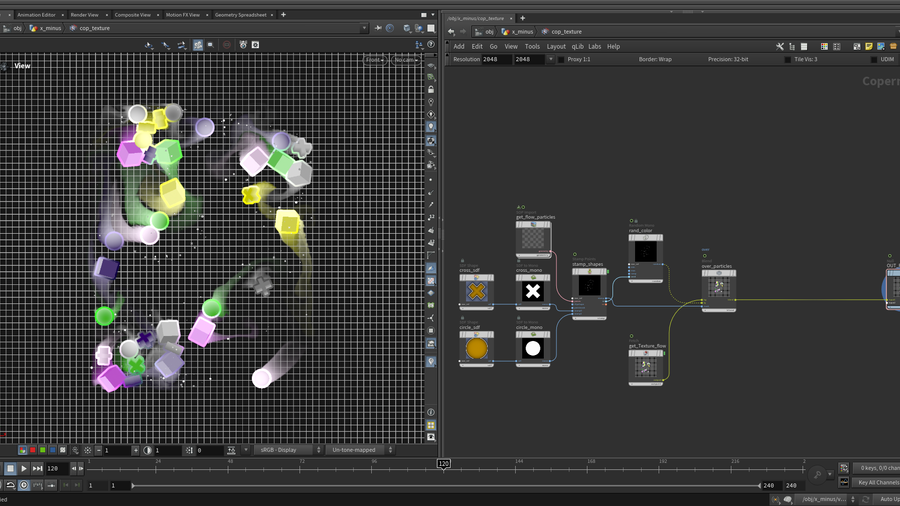 图片[2]-运动图形 流动立方体-houdiniUE
