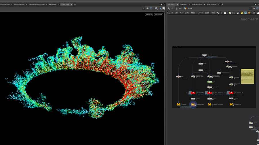 图片[4]-燃气炉火焰 PBR 和 NPR-houdiniUE