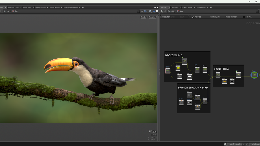 图片[3]-巨嘴鸟 |完整场景-houdiniUE