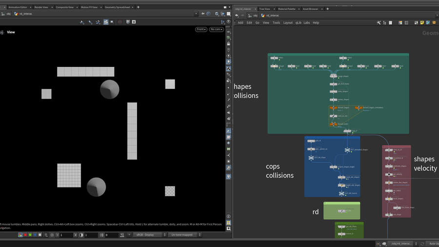 图片[1]-运动图形 反应碰撞-houdiniUE