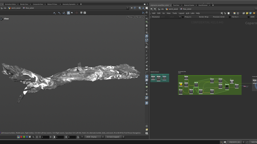 图片[2]-树干 木蠹虫-houdiniUE