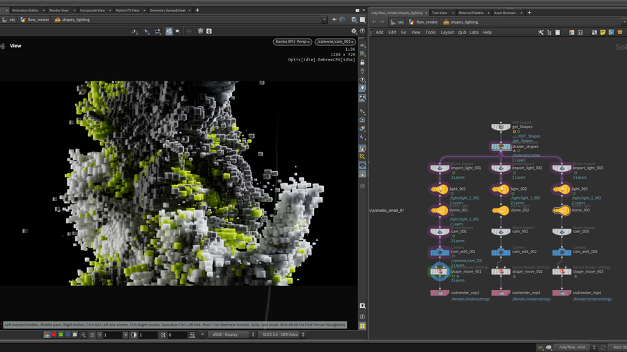 图片[2]-运动图形 流动轨迹-houdiniUE