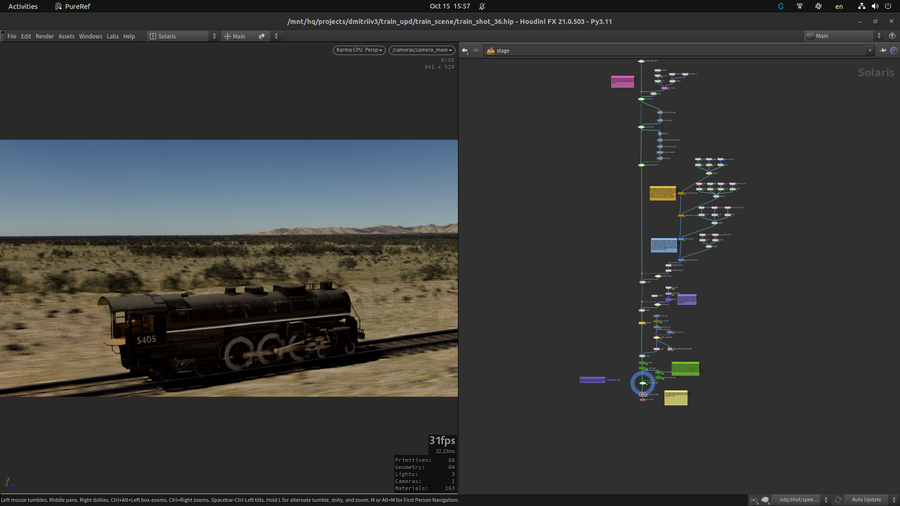 图片[4]-火车绑定与合成场景-houdiniUE