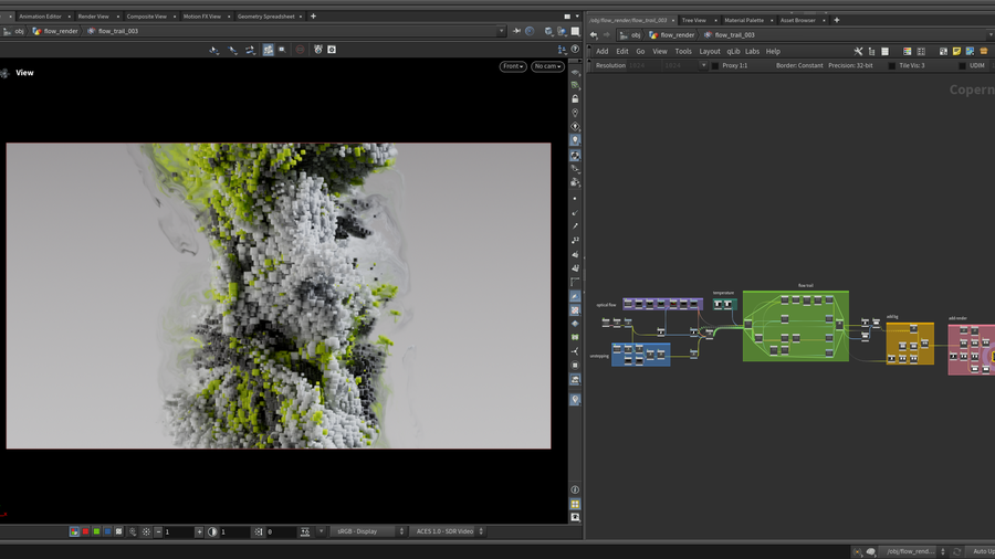 图片[3]-运动图形 流动轨迹-houdiniUE