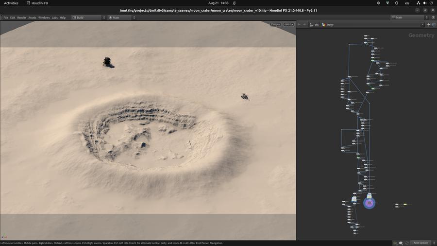 图片[4]-月球陨石坑-houdiniUE