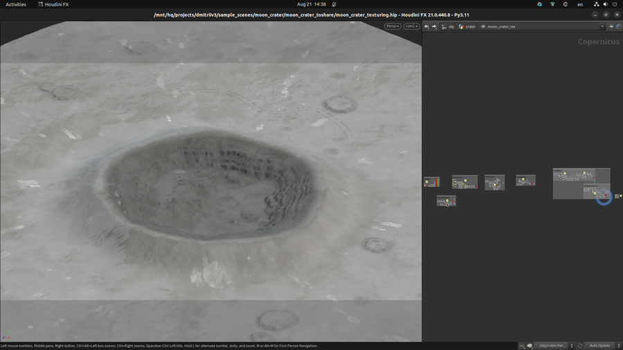 图片[3]-月球陨石坑-houdiniUE