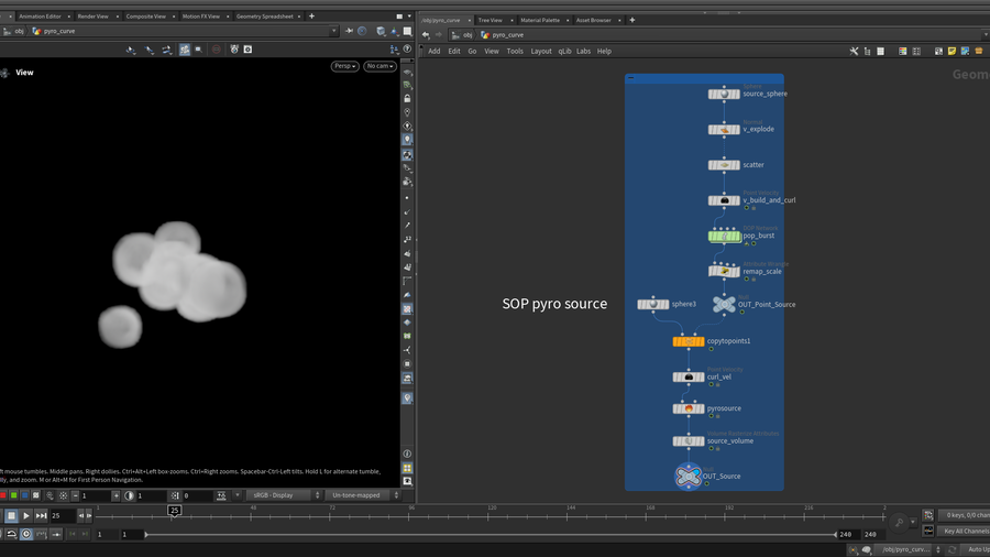 图片[5]-动态图形 Pyro 轨迹曲线-houdiniUE