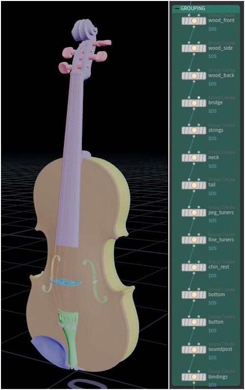 图片[5]-慢动作 小提琴破碎毁灭效果-houdiniUE